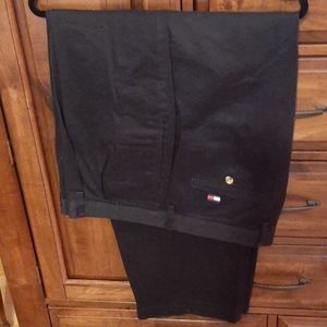 Men's Tommy Hilfiger black chinos 40Wx30L